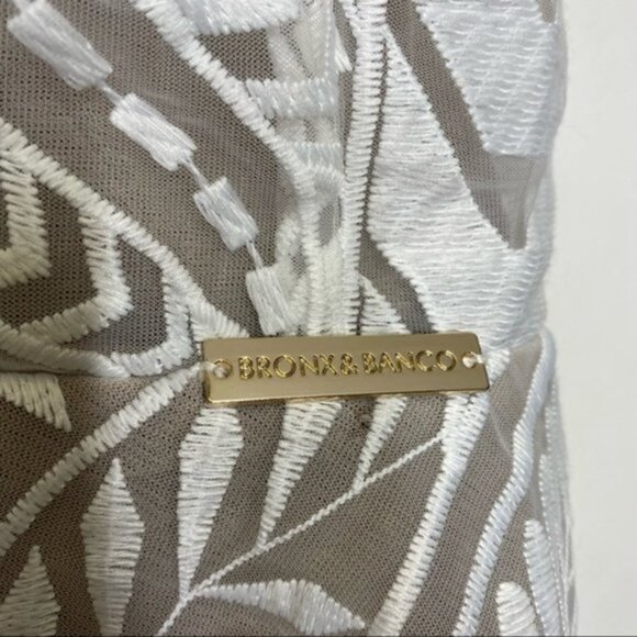 Bronx and Banco White Dress‎ Women Size Medium - Picture 11 of 13